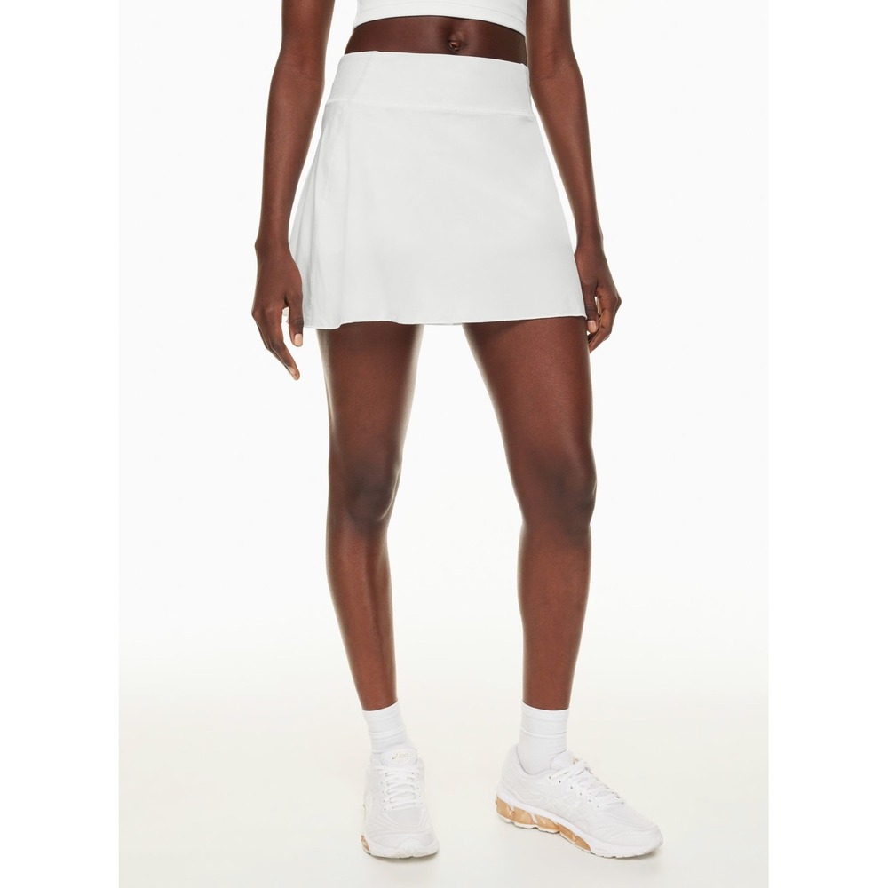 Aritzia TnAction White High Rise Tennis Skort Built-In Shorts Size M
